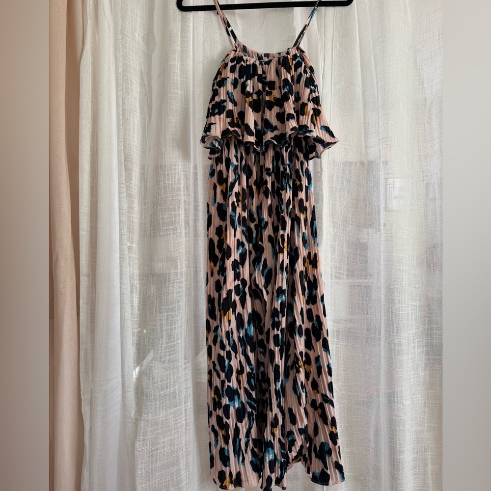 Pleated leopard romper - kookai brand, perfect for Spring!